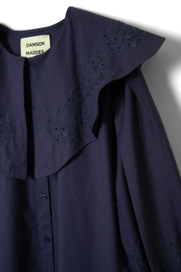 mimi mini dress - navy broderie - Image 6