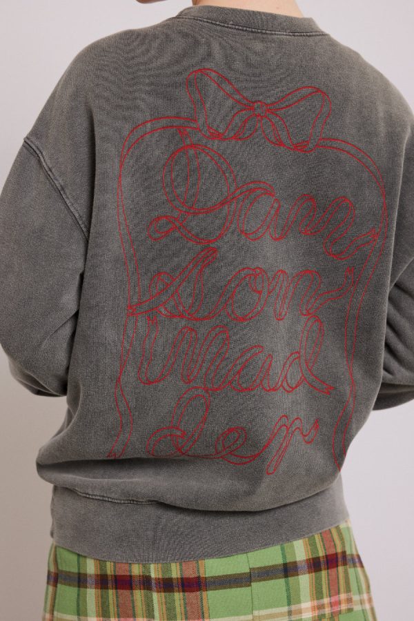 bow logo crew neck sweat - Image 2