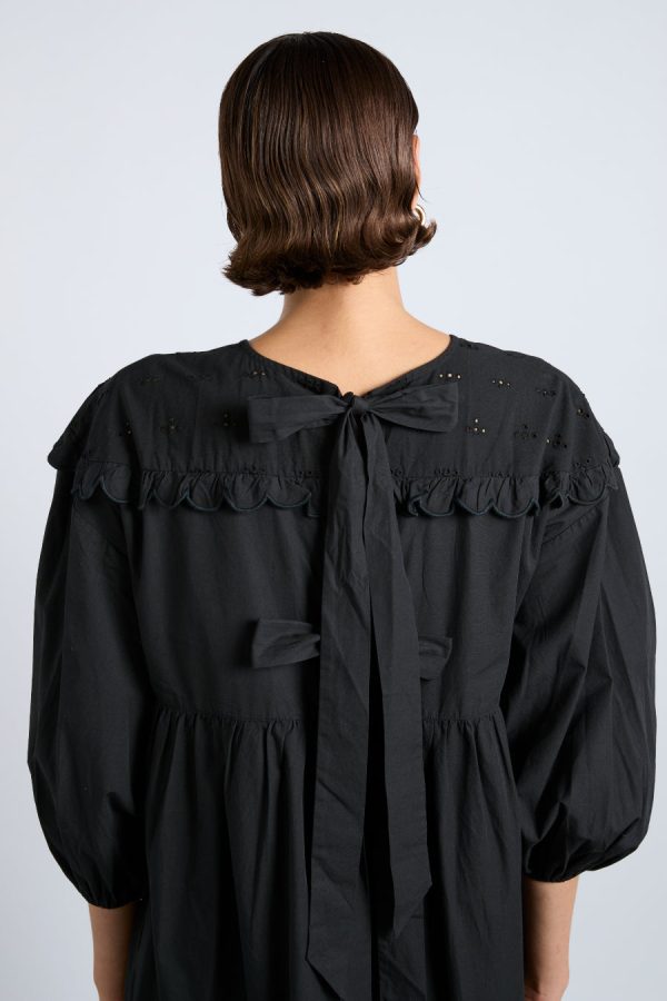 miriam midi dress - black - Image 4