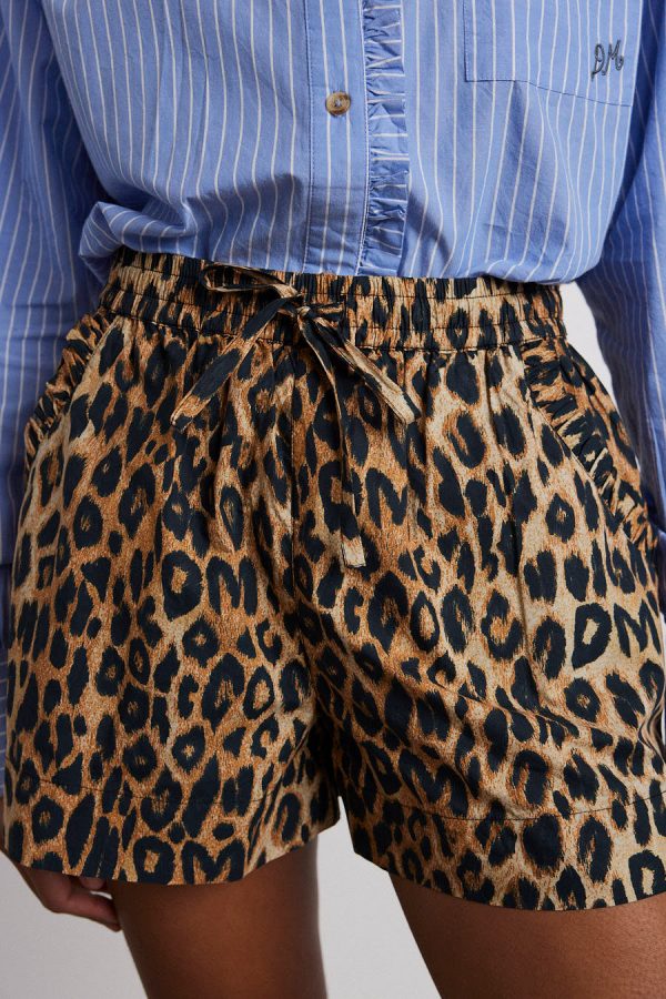 leopard pull on shorts - Image 2