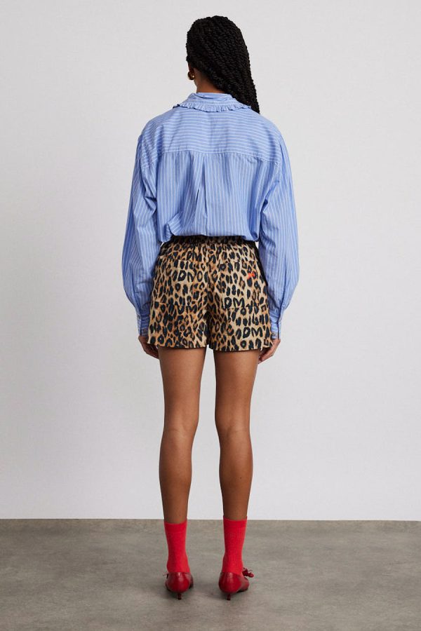 leopard pull on shorts - Image 6