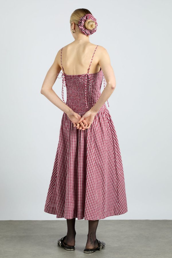faith midi dress - cherry gingham - Image 5