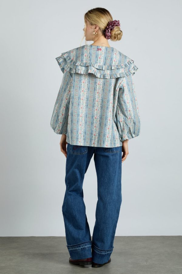 lois blouse - wallpaper floral - Image 4