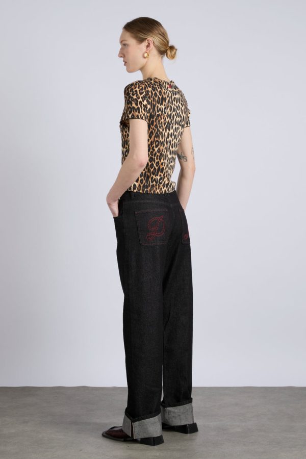 selvedge sylvie jeans - washed black (online exclusive) - Image 6